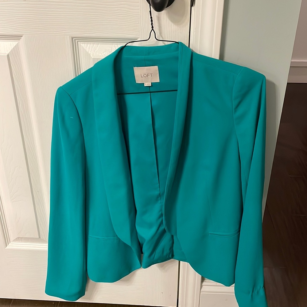 Teal blazer